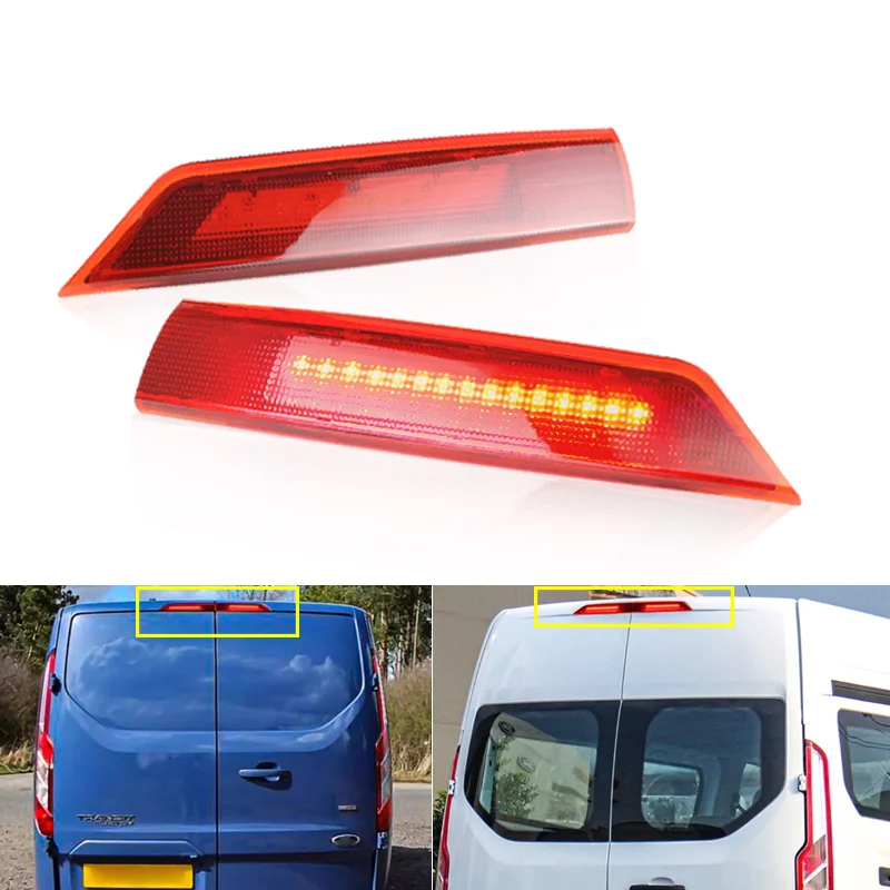

For Ford Transit MK8 / Tourneo Custom 2012-2020 Car LED Brake Light High Additional Third 3rd Brake Light High Mounted Stop Lamp