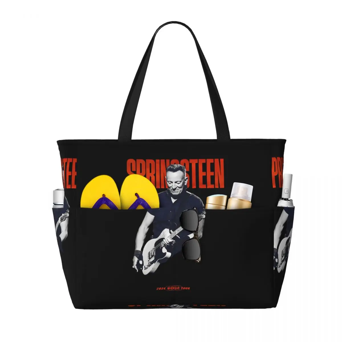 Bruce Springsteen Beach Tote Bag Sport Gym Yoga Duffle Large Tote Bag Women Travel Bag Fitness bag