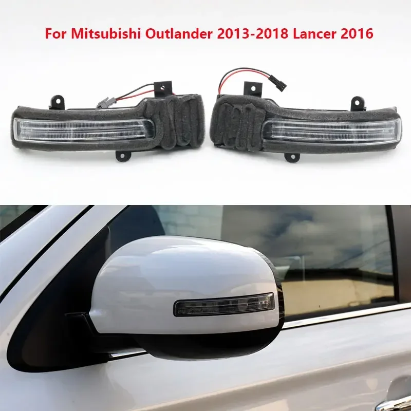 Car Outside Rear View Mirror Turn Signal Light Indicator Lamps for Mitsubishi Outlander 2013-2018  Lancer 2016 OEM 8351A135