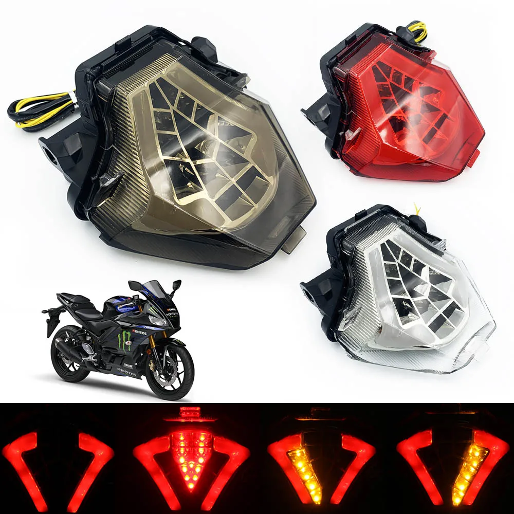 

For YAMAHA MT-07 FZ-07 MT-25 MT-03 YZF R3 R25 2014-2020 Integrated LED Tail Light Turn signal Assembly Motorcycle Accessories MT