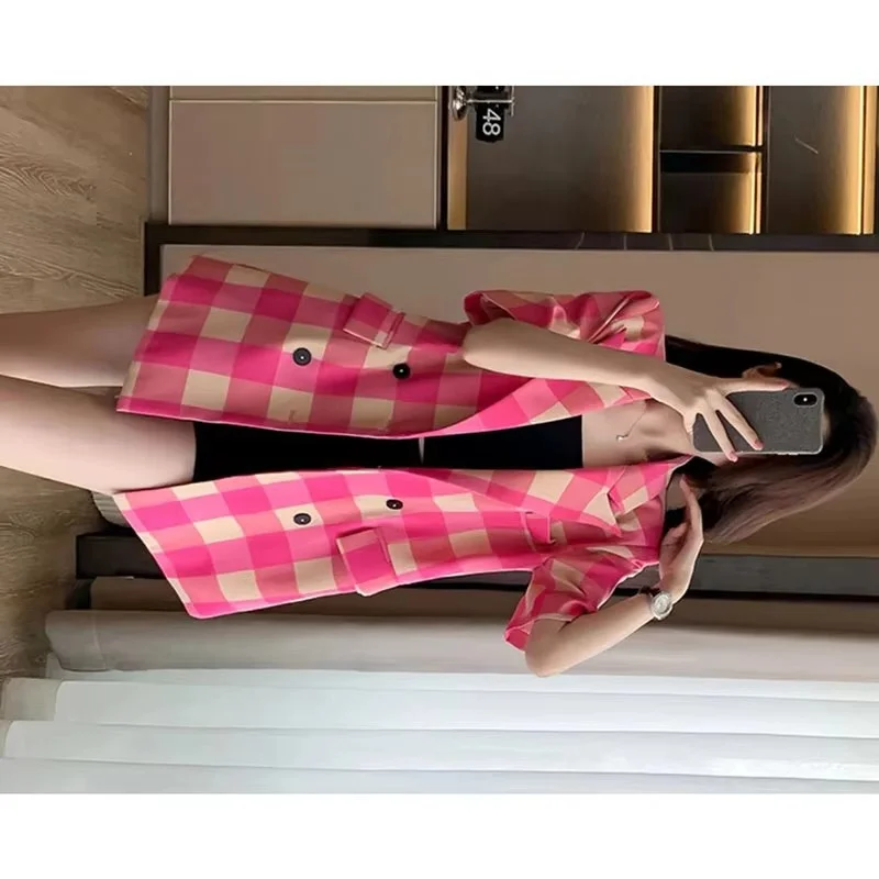 

Ladies' New Spring And Autumn Suit Jacket Fashionable Loose Versatile With Sense V-Neck Professional Coat Women's Suit Jacket