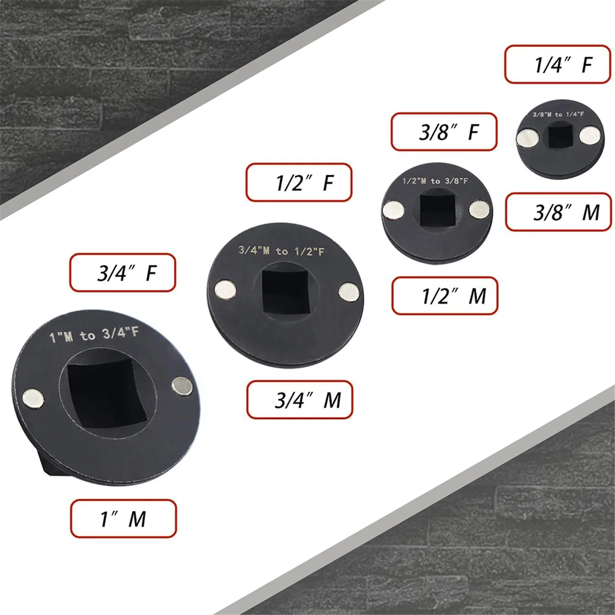ABNJ 4PCS Low Profile Impact S - Socket Set review and price