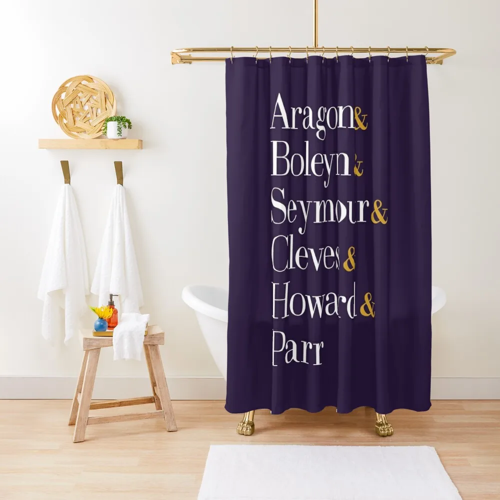 

Six the Musical Queens - Ampersand Names Shower Curtain Bathroom Accessory Anime Bathroom Shower Set Curtain