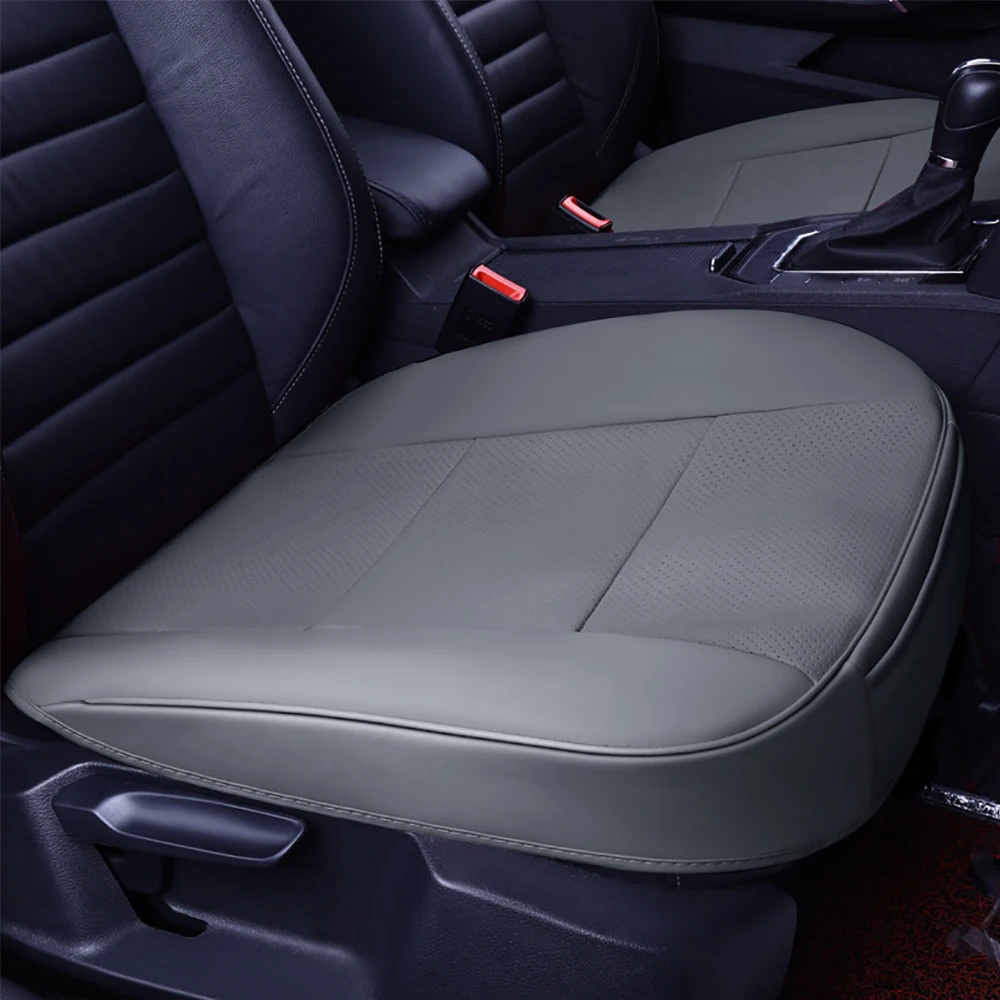 Universal Car Cushion PU Leather Car Seat Protector Cushion Four Seasons Universal Cushion Breathable Non-slip Seat Cushion