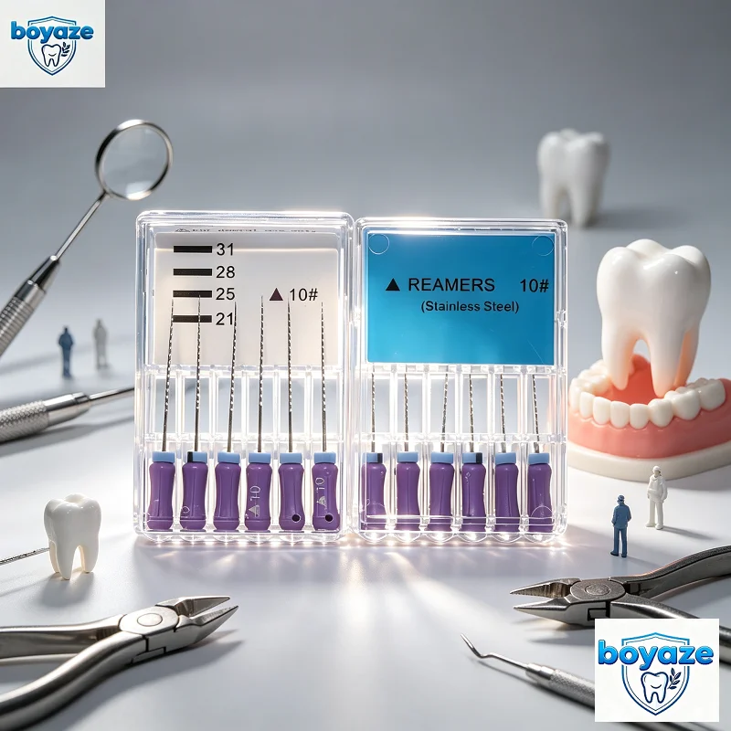10Box Endodoncia Endo REAMERS Dental Dentistry Dental Instruments Endodont Dental Stainless Root Canal Hand Durable Easyinsmile view 2