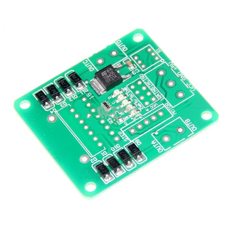L298N Motor Drive Module PCB Board SMD Components Pasted Stepping Robot Intelligence PCB Board for DIY Robotics