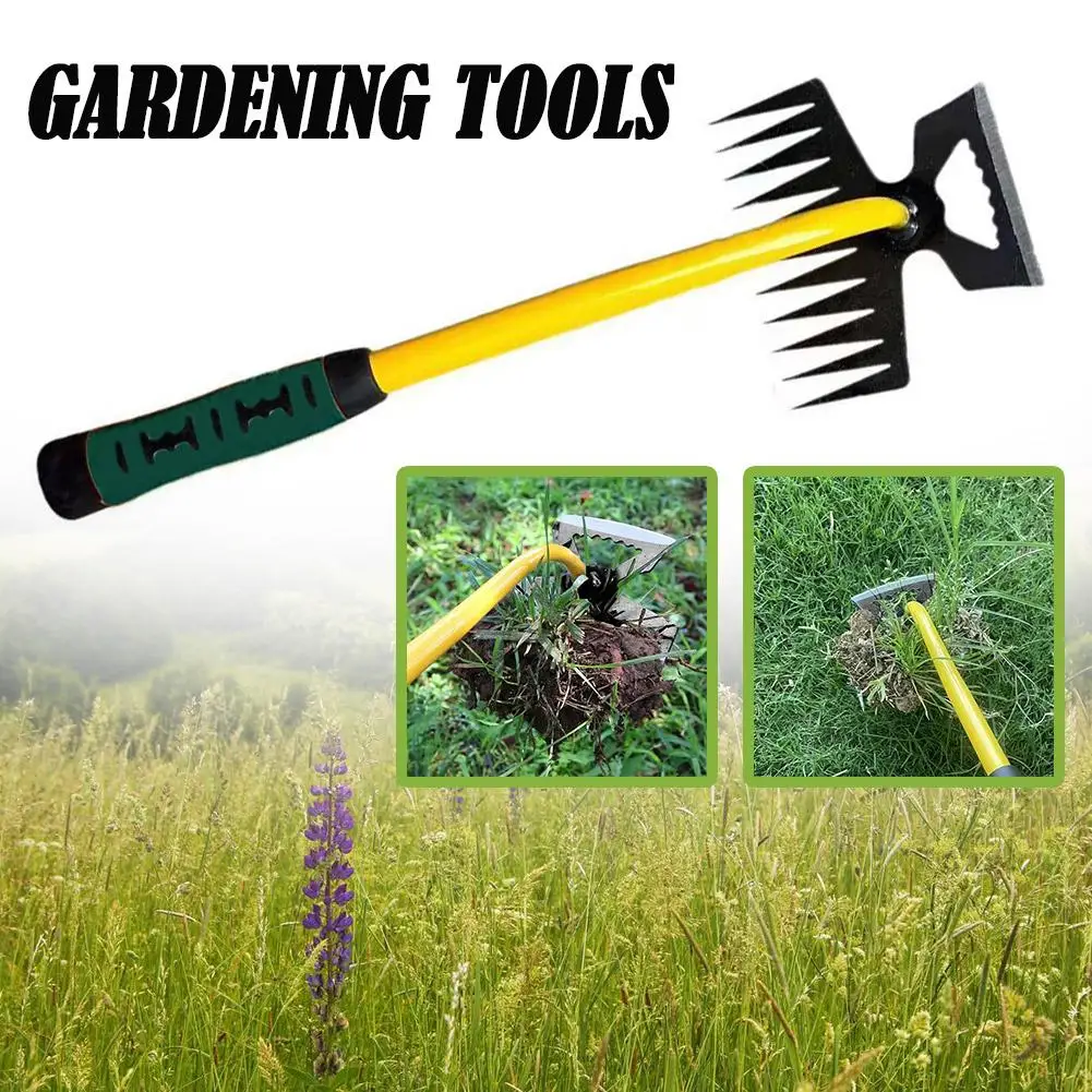 Weed Puller Smooth Surface Multi-functional Weeding Tool Pulling Tool Weed Tool Backyard Weeding Garden V8f8