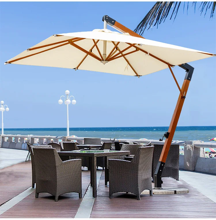 Parasol ogrodowy, parasol rzymski, parasol do kawiarni, parasol ogrodowy na zewnątrz, duży parasol przeciwsłoneczny na podwórko