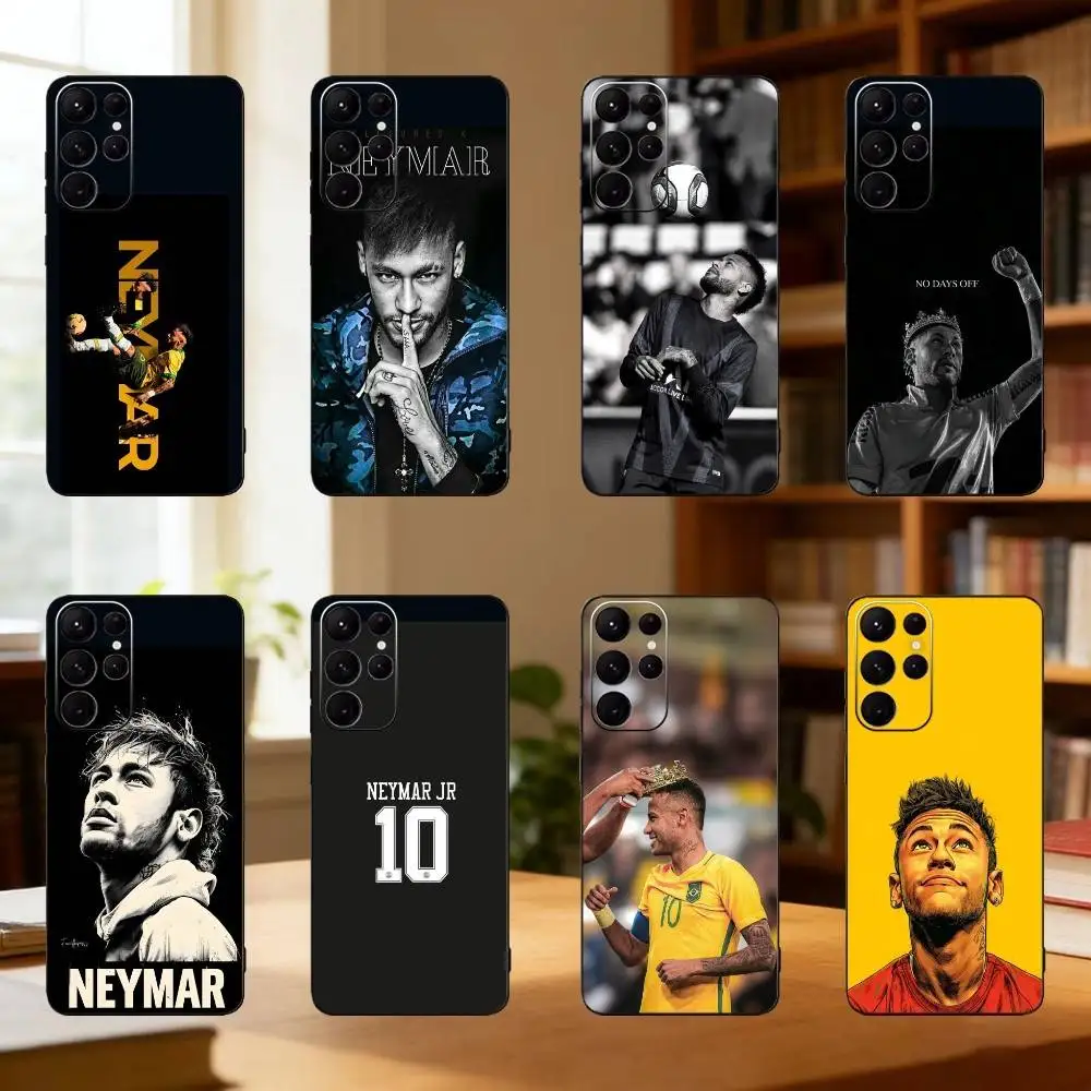 

Soccer 10 N-Neymar Phone Case For Samsung S25,S24,S21,S22,S23,S30,Ultra,S20,Plus,Fe,Lite Black Shell