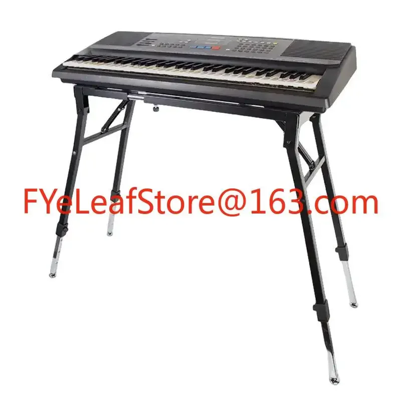 Folding Stand Music Keyboard Table Professional 61 76 88 Musical Instruments 5-Layer Brown Box Black Painting