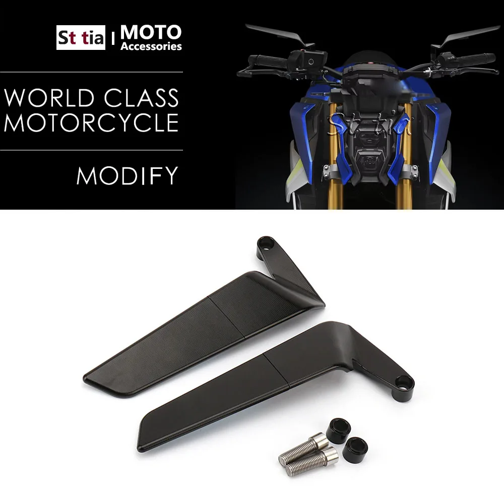 New Motorcycle Black Rearview Mirror Aluminum Rear View Mirrors For SUZUKI GSX-8S GSX-S950 GSX-S1000 GT+ 2021-2025