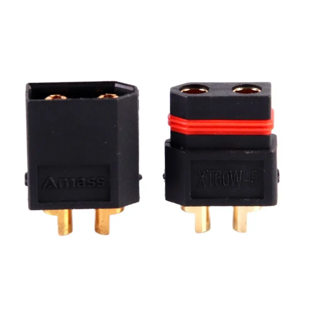 1pcs Amass XT60 XT60W XT60EW Waterproof Plug Gold-Plated Bullet Connectors Male Female for RC Aircraft Drone Car Lipo Battery