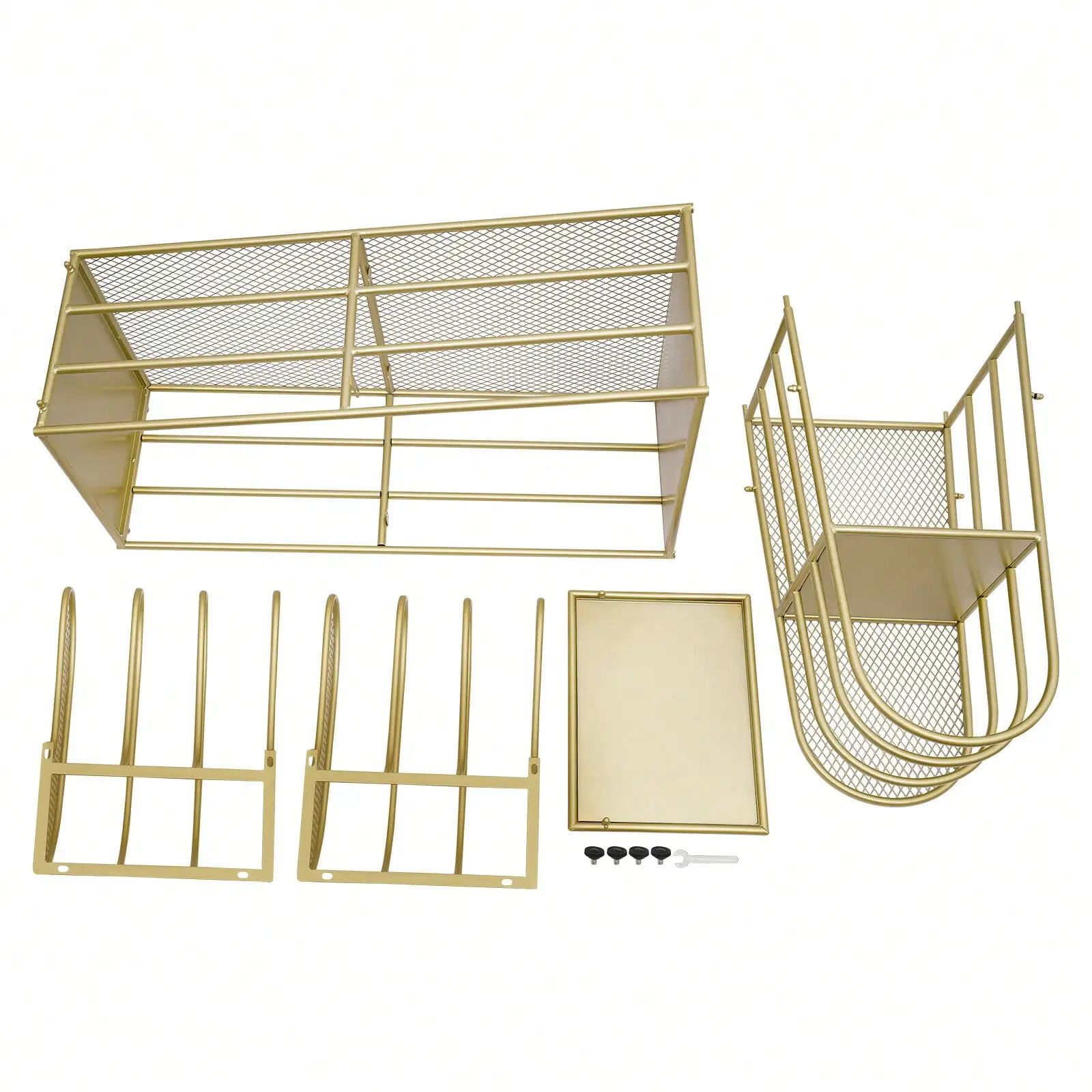 4 أرفف خزانة الكتب الصناعية رف الكتب تخزين رف شاشة منظم الكتب لاحتياجات تخزين المكاتب المنزلية