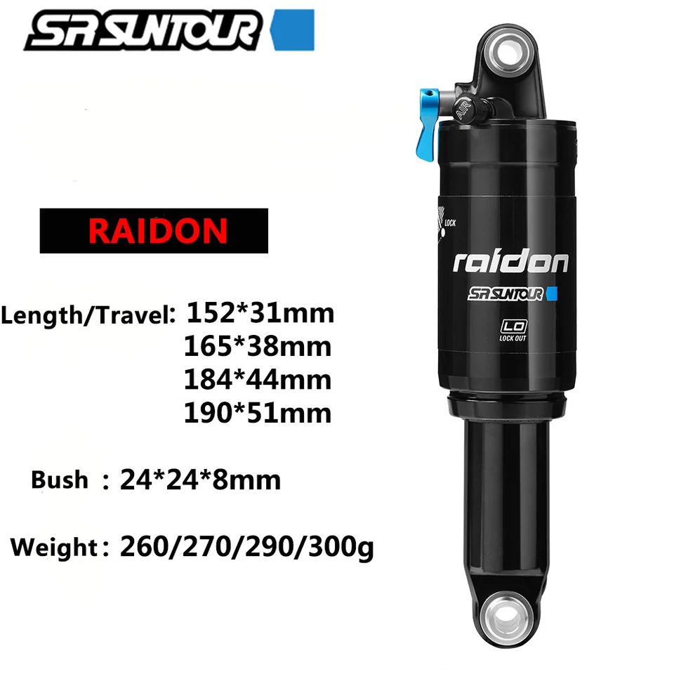 SUNTOUR RAIDON Mountain Bike Shock Absorbers Bicycle Rear Shock