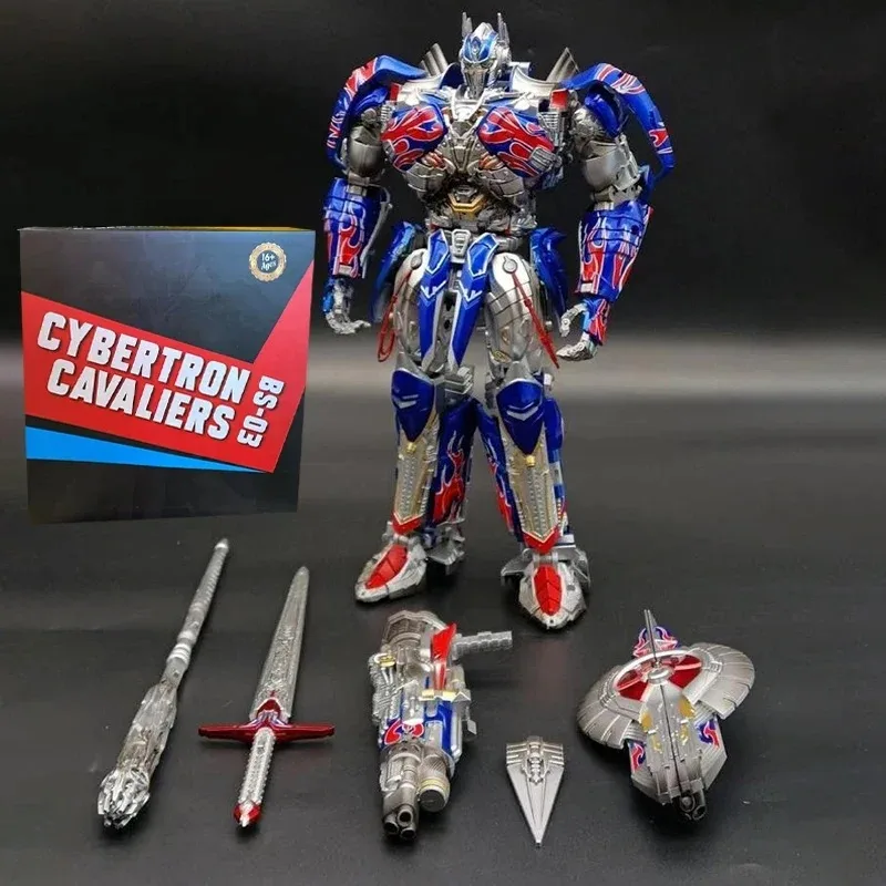 Jouets de transformation Optimus BS03 UT chevalier R-02 Kokor film OP commande figurine déformation Robot alliage Anime modèle cadeau