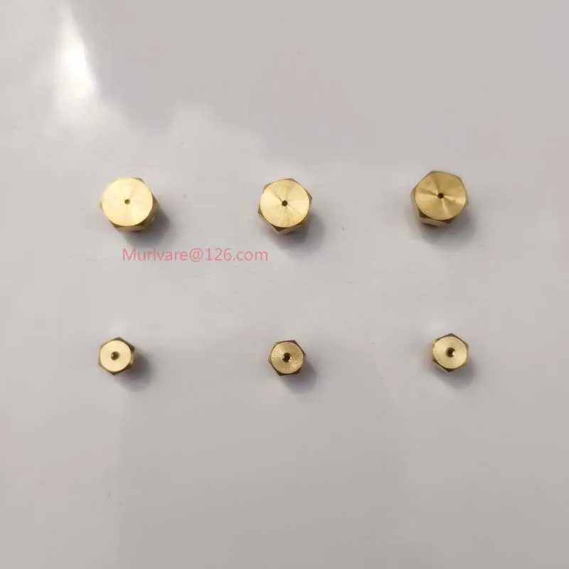 20pcs Pure Copper 1.5 Aperture M8 Nozzle For NG Gas Burner Water Heater