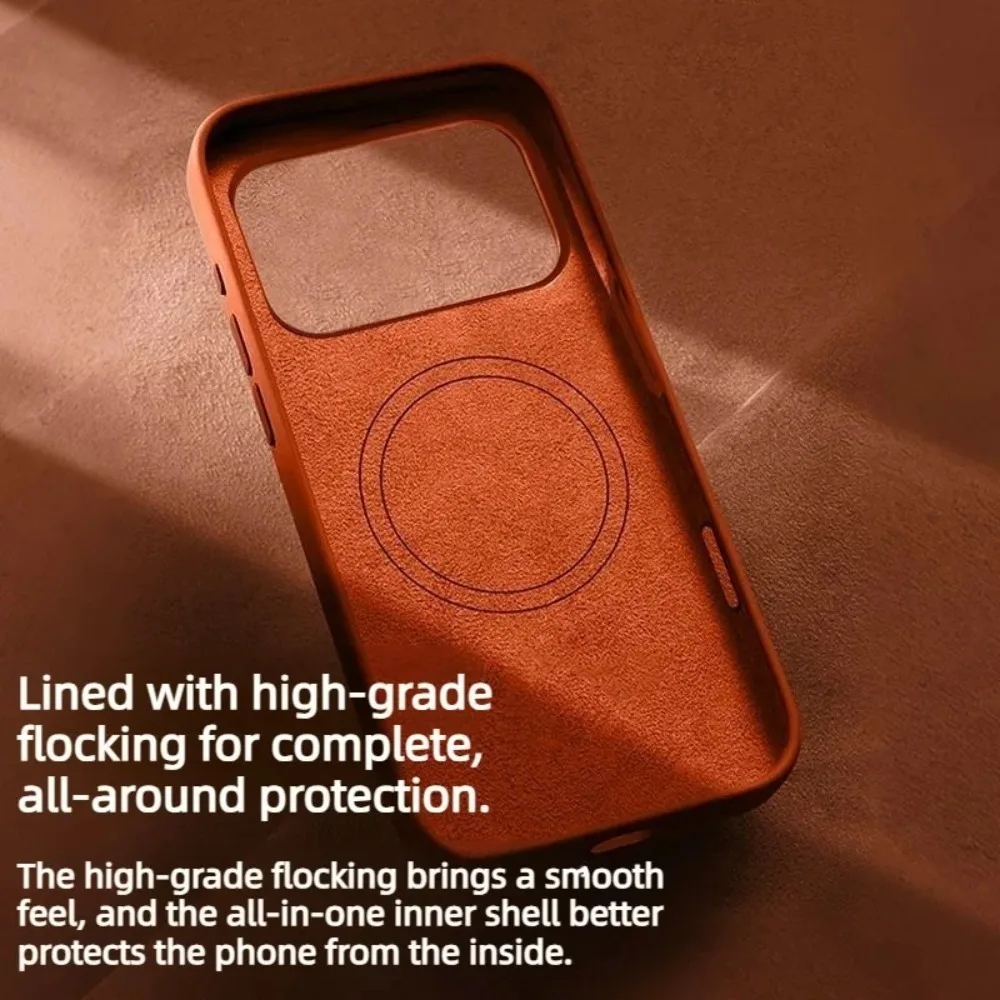 Original Quality Skin Friendly Liquid Silicone Case For IPhone17 Pro Max Air For Magsafe Wireless Charging Drop Protection Cover - view 3