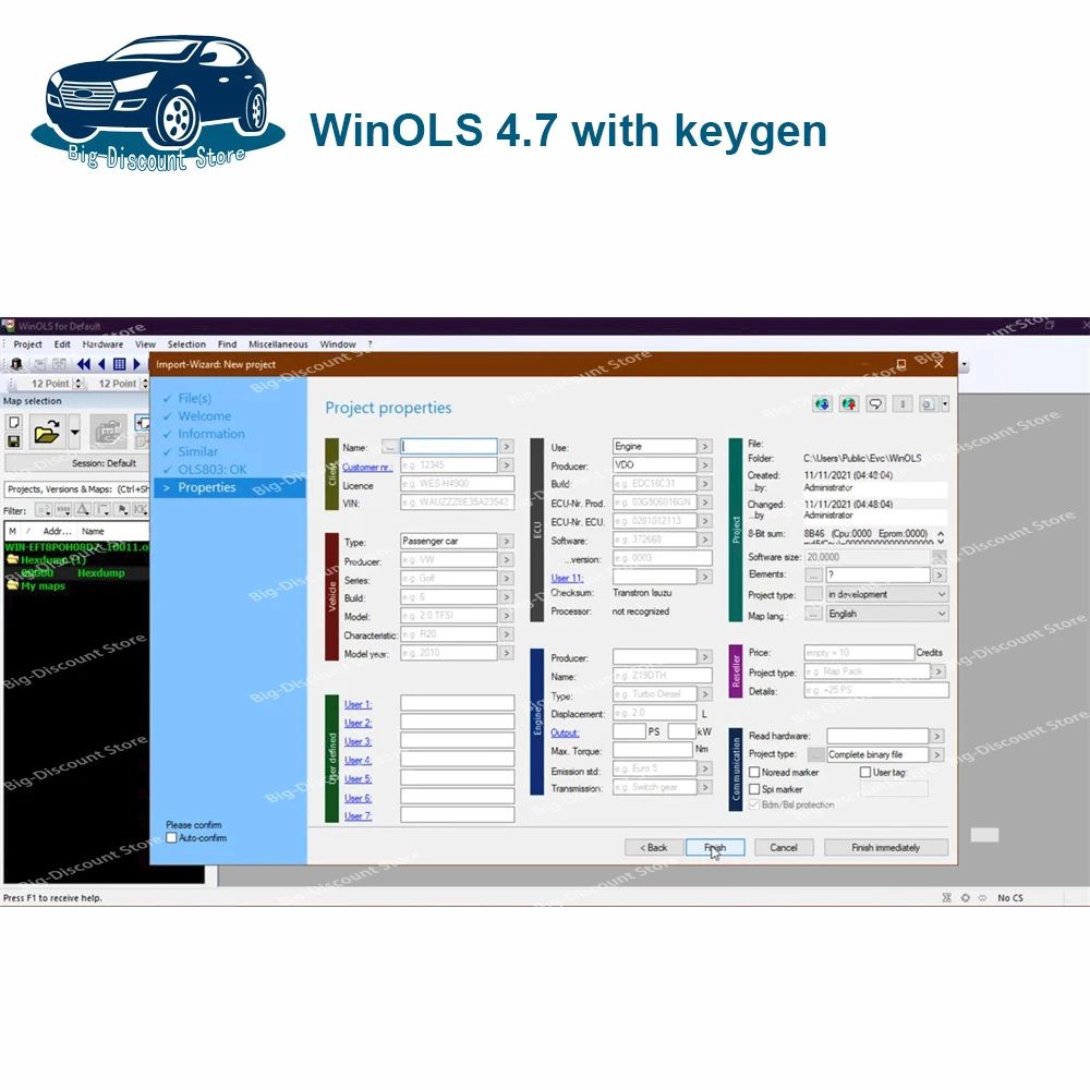 2024 WinOLS 4.7 With Plugins+2021 Damos +ECM TITANIUM All Data Auto Repair Software Winols HOT Selling win 10
