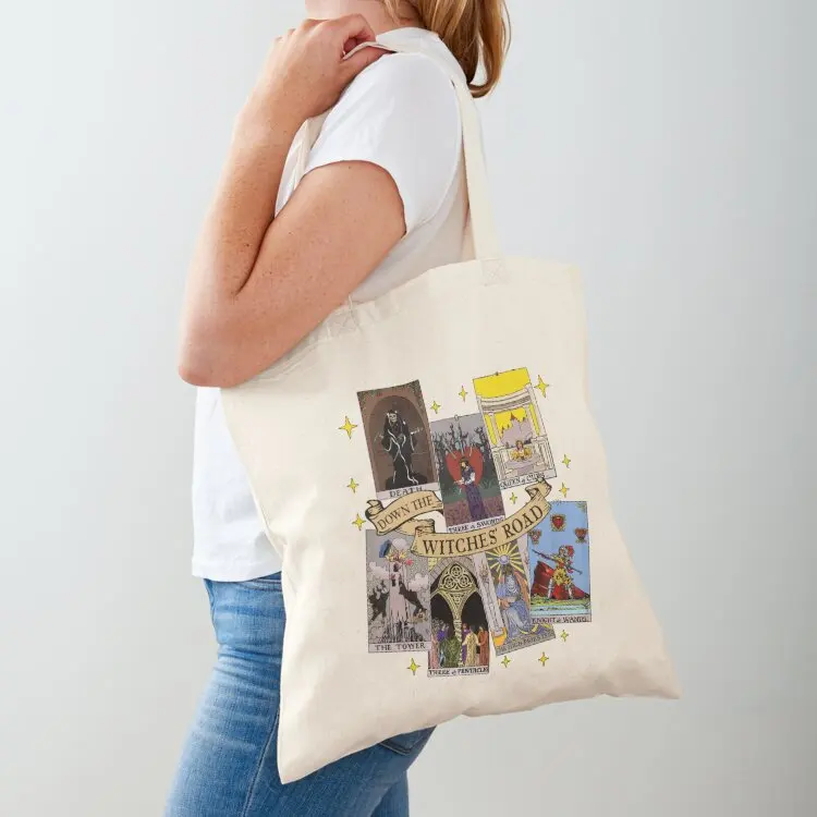 

Agatha All Along Tarot Cards Tote Bag tote bags aesthetic women bag eco bag folding