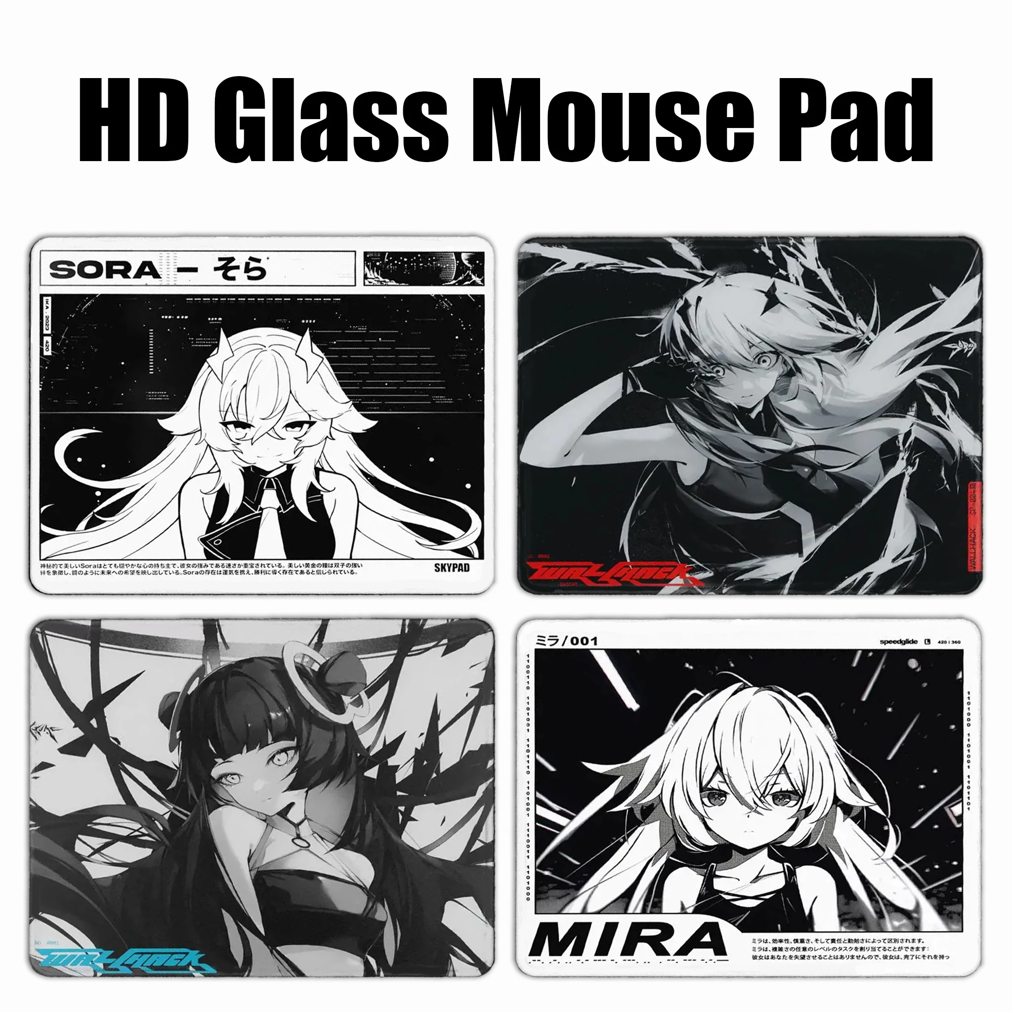 

Skypad SORA Glass Gaming Mouse Pad YUME Smooth Frosted Surface Desk Mat Tempered Upgrade FPS Office Custom Gaming Accessories