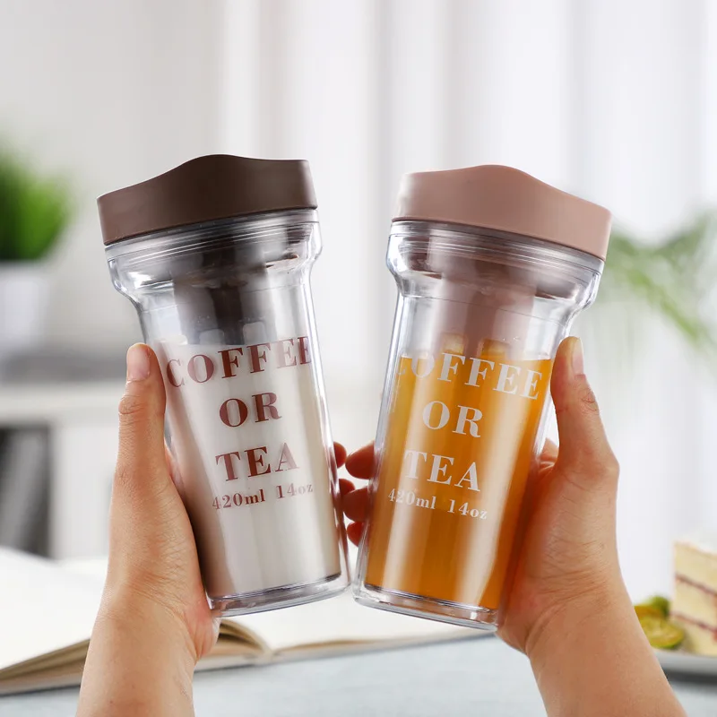 

Portable Coffee Cup with Coffee Filter, Tea Funnel Basket, Tea Infuser, Cold Brew Coffee Maker, Dripper Travel Water Bottle