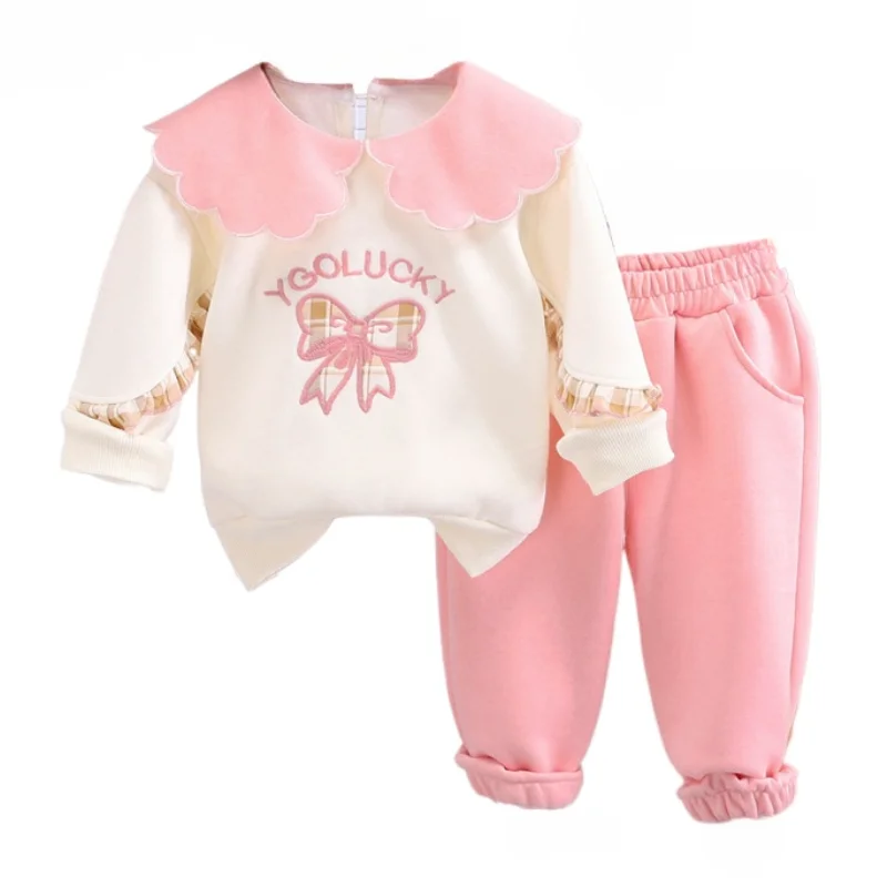 New Spring Autumn Baby Clothes Set Children Girls T-Shirt Pants 2Pcs/Sets Toddler Clothing Infant Casual Costume Kids Tracksuits