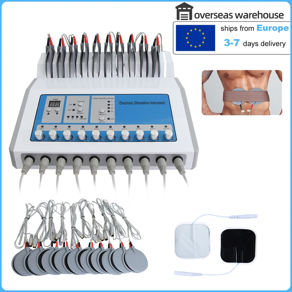 Machine électrique de myostiLiban ation de perte de poids, microcourant, stimulateur musculaire, masseur corporel, EMS