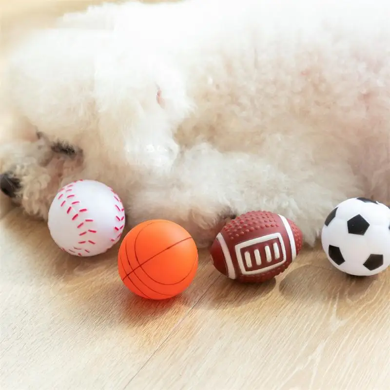 Pet Toys High Elasticity 5cm Pet Balls Accessories Training Pet Teeth Toy Fun Vocalization Dog Pet Supplies Dog Toys Pet Ball