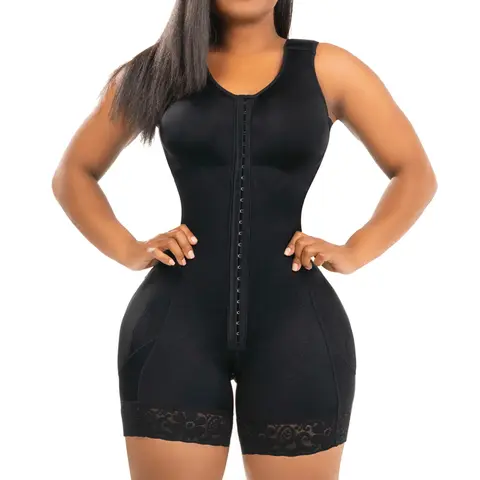 전신 Shapewear 압축 거들 Fajas 콜롬비아 교정 속옷 배꼽 컨트롤 셰이퍼 엉덩이 리프트 슬림 코르셋 바디 슈트
