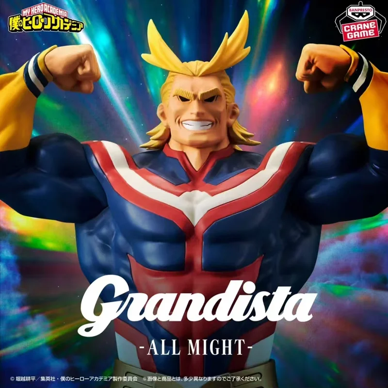 Подлинная в наличии Bandai Namco My Hero Academia Grandista Ros All might, оригинальная фигурка Banpresto из ПВХ, модель коллекционной игрушки в подарок
