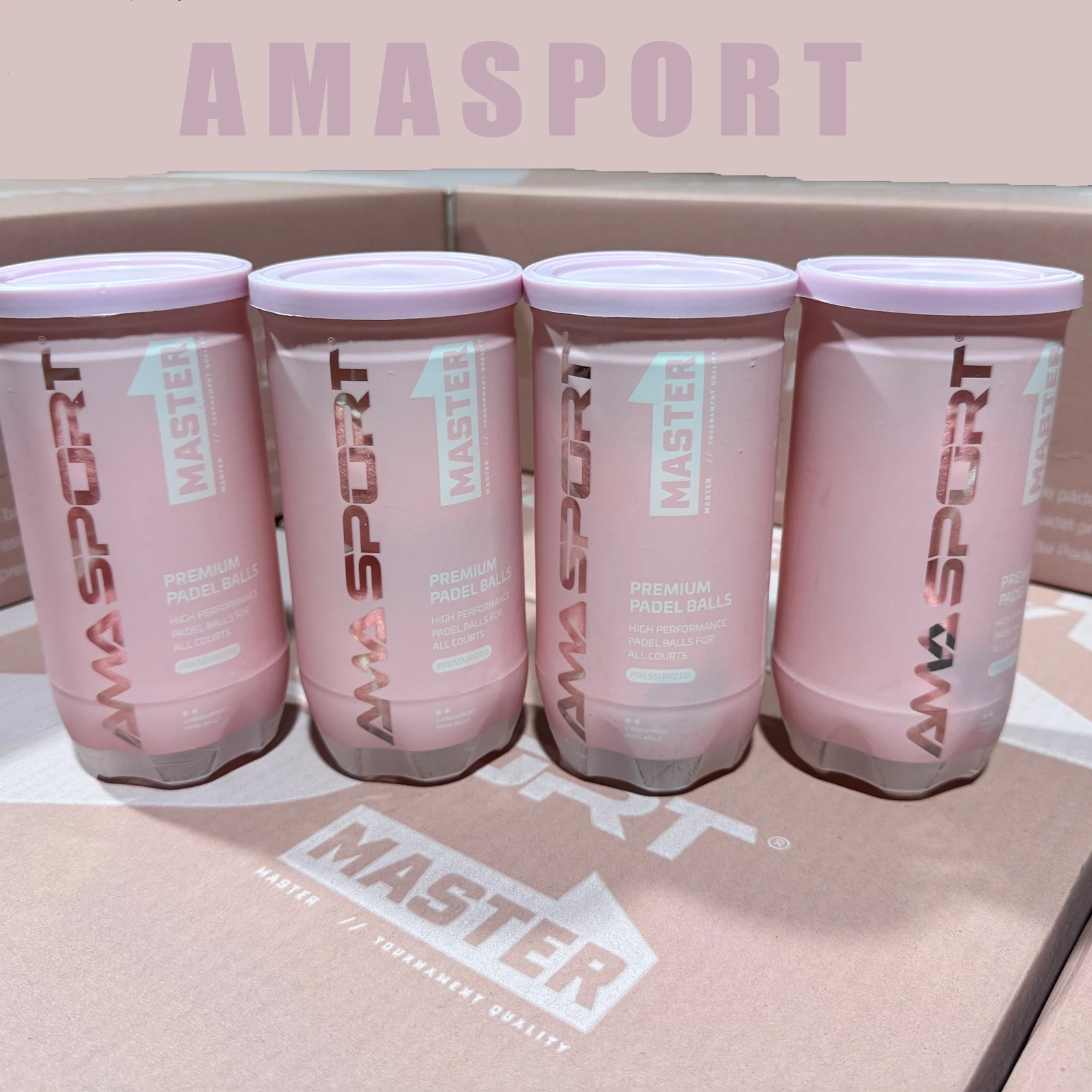 AMASPORT 2 كرات/علبة كرة تنس مجداف 20% صوف أكثر متانة كرة تنس للتدريب 2 ألوان متاحة لعب تنس مجداف خارجي