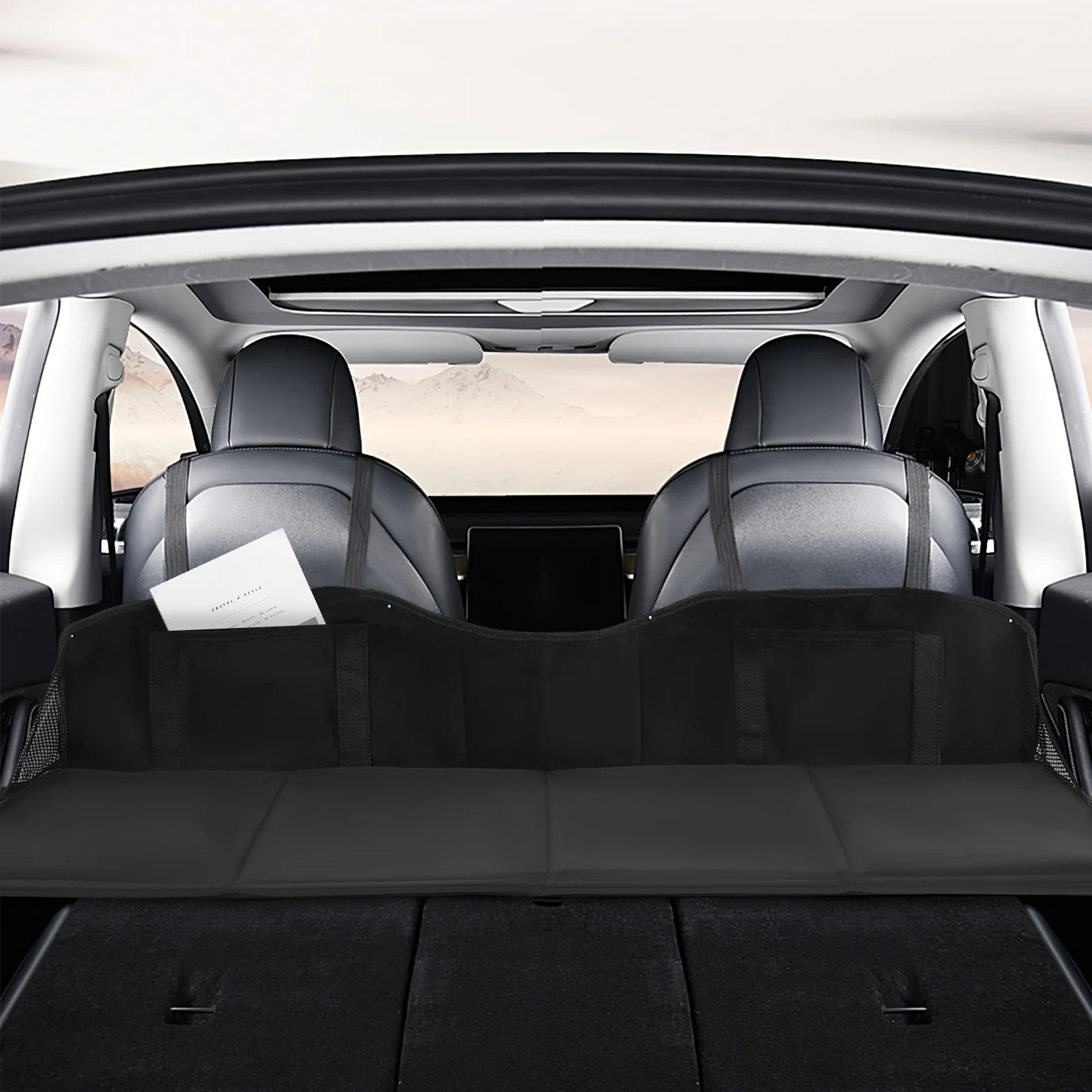 

Car Mattress Extension Plate for Rear Seat Compact Car Back Seat Extender Removable Washable Cover Backseat Bed for Suv Truck