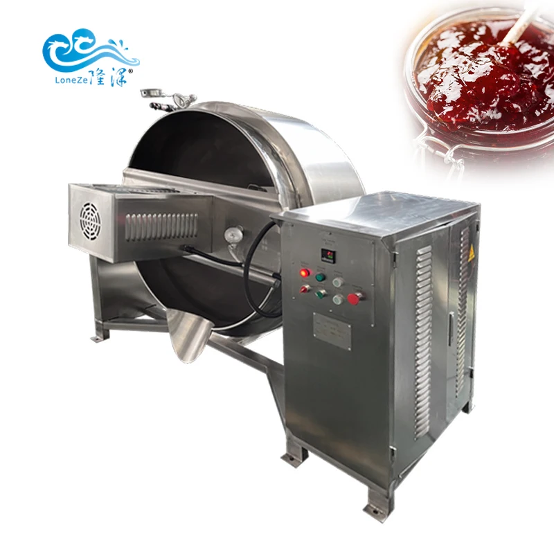 600L التلقائي الصناعية المربى صلصة لصق الكواكب اثارة وعاء الطبخ خلاط مزدوج سترة غلاية مع خلاط/المحرض