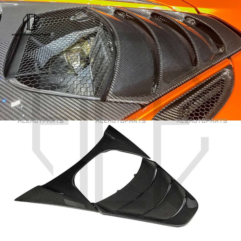 For Mclaren 720s Dry Carbon Fiber Rear Hood Trunk Air Intake Flow Vent Scoop Cover