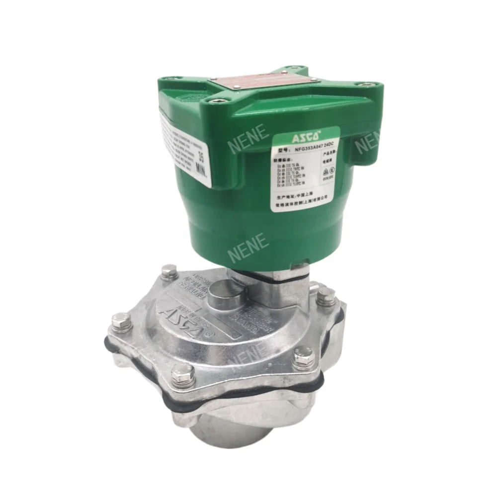 ASCO NFG353A047 G1 1/2 Explosion-Proof Pulse Valve 1.5'' Numatics Dust Collector Solenoid Valves Threaded Aluminium Body