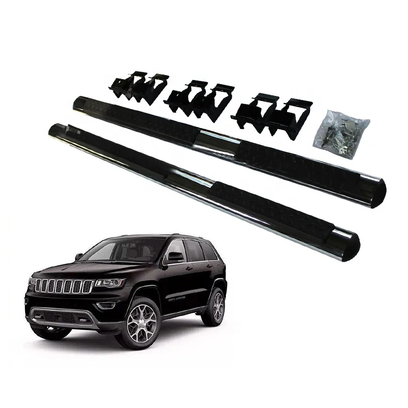 

Modification Auto Part Factory Aluminum Alloy Fixed Running Board Side Steps Car Exterior Accessories for Jeep Grand Cherokee 20