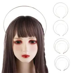 Creative Unique Style Hair Hoop Goddess Hairbands Angel Gold Hairbands Korean Thin Halo Crown Women DIY Headband