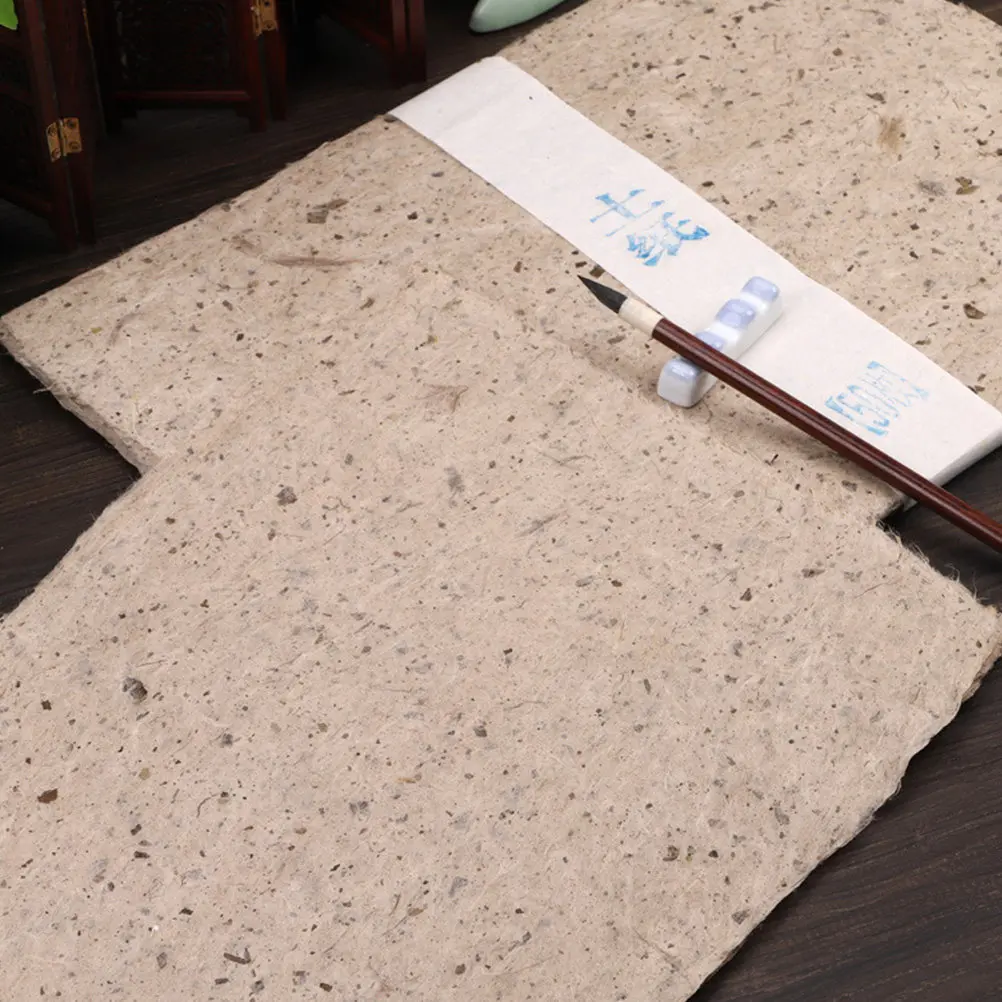50Sheets Handmade Rice Paper for Writing Painting Drawing Craft Projects Lightweight Compact Tough Foldable Air