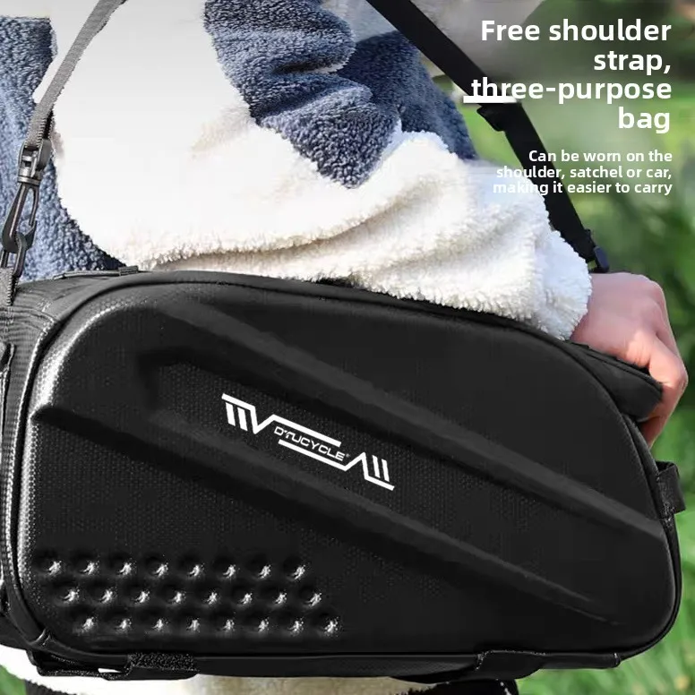 Велосипедные сумки большой вместимости Складная сумка на заднее сиденье Велосипедная задняя корзина Водонепроницаемая сумка на багажник Сиденье седла Сумка для переноски велосипеда