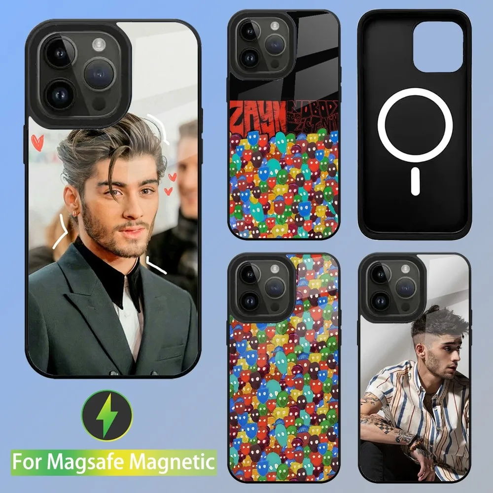 Z-Zayn M-Malik لا أحد يستمع حافظة هاتف لهاتف iPhone 16,15,14,13,12,11,Plus,Pro,Max Mini Magsafe شحن لاسلكي مغناطيسي