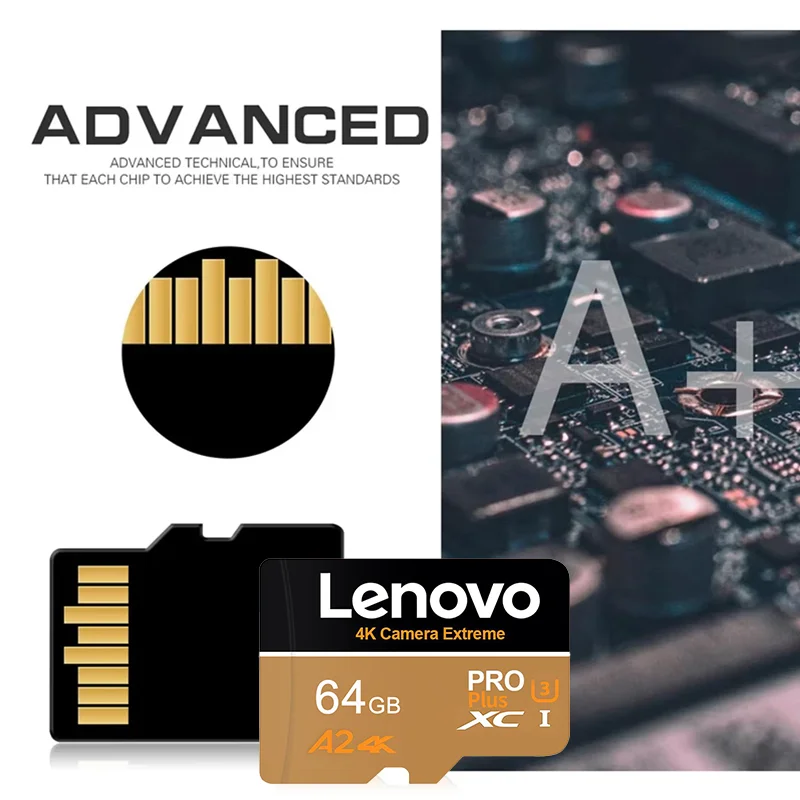 Lenovo High Speed SD Memory Card 512GB 256GB 128GB 64GB Micro TF for Camera Surveillance Game Video Storage - zdjęcie 1