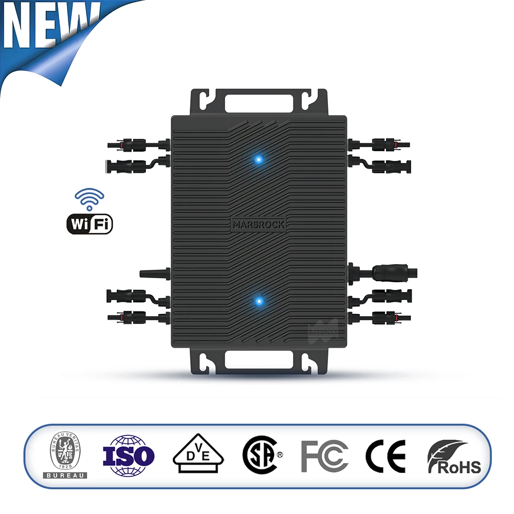 Imagem -02 - Microinversor Solar com Função Wi-fi e Mppt Construído Inversor Grid Tie Max Connect Painéis 2000w dc 1860v a 230v ac