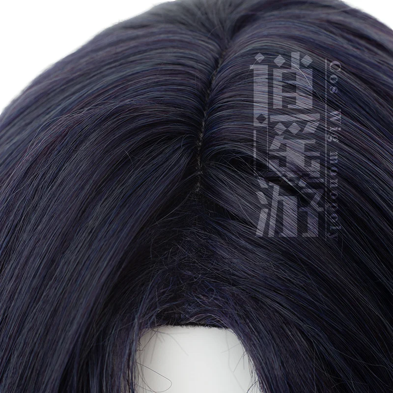 Fu Rong-Perruque de Cosplay Synthétique Résistante à la Chaleur, Cheveux Longs de 100cm avec Bonnet Ultraviolette, pour ixd'Halloween