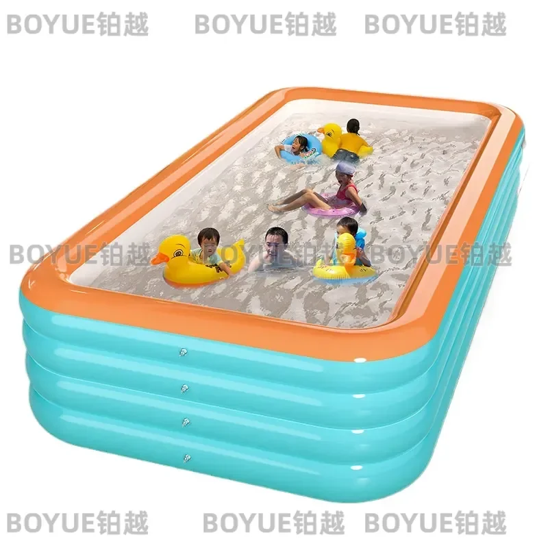 Extra Large Inflatable Swimming Pool Thickened Heavy Duty Family Adult Kids Baby Backyard Outdoor Easy Setup
