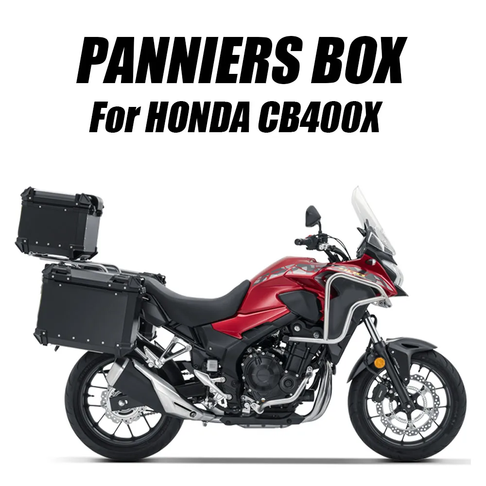 For Honda CB400X CB 400X 400 X 2019 2020 2021 2022 Aluminum Pannier Saddlebag Top Box Side Luggage Rear Case Rack Bracket Trunk