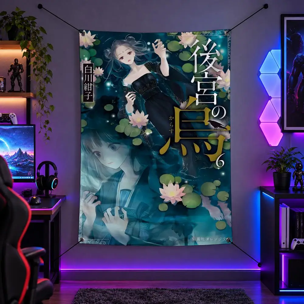 Anime R-Raven Of The Inner Palace Flags Vertical Wall Hanging for Bedroom Dorm Living Room Party Camping Gift Decoration