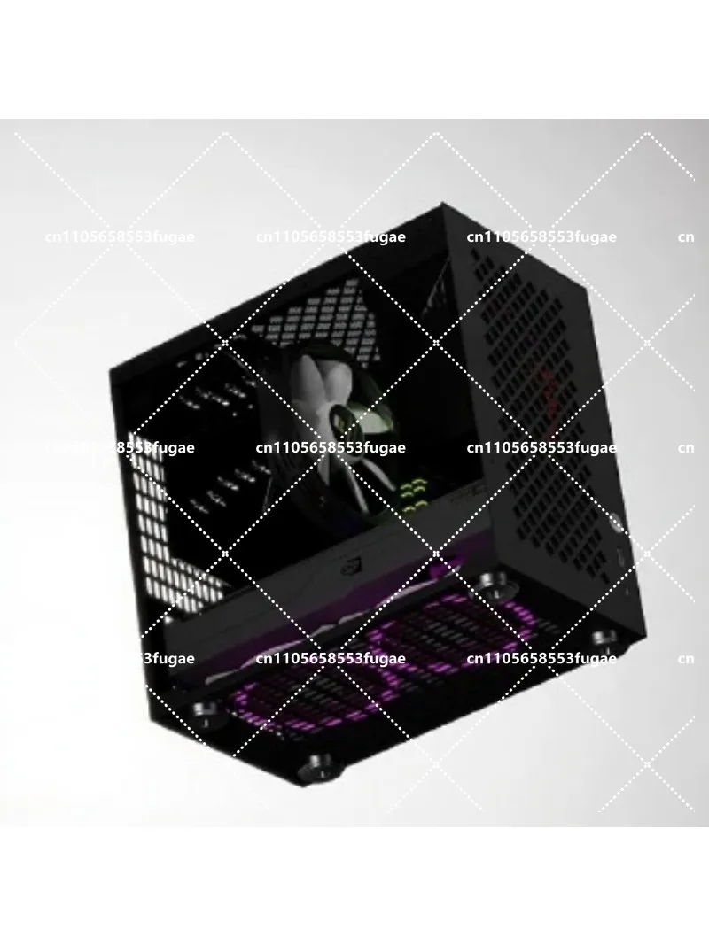 Mini ITX PC Case for Micro ATX Motherboard, SFX PSU, Direct GPU Mount, Compact Desktop