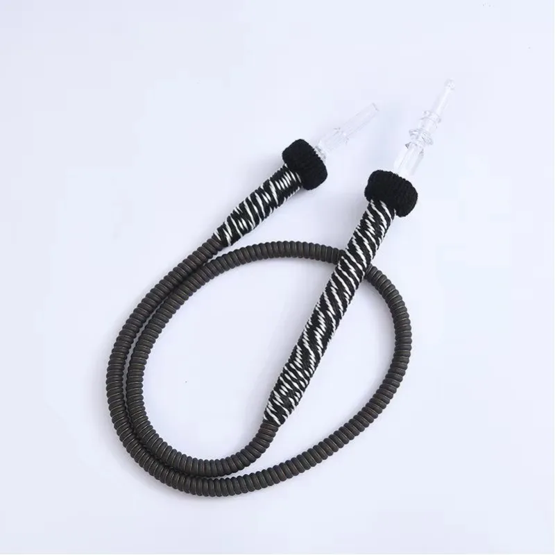 

Hookah Pipe Portable Luminous Pipe Clearance Stainless Steel with Ice Pack Silicone Luminous Hookah Freezing Hose