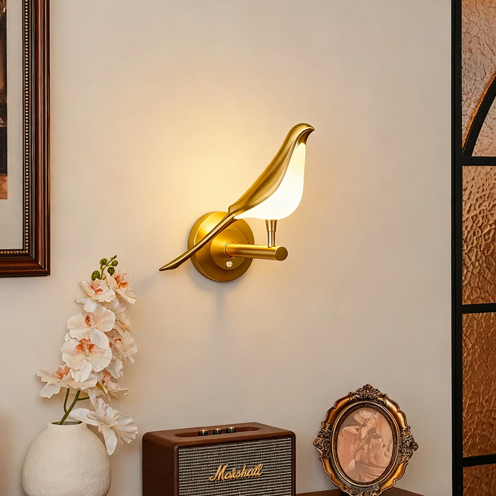 Led Bird Wall Lamp …