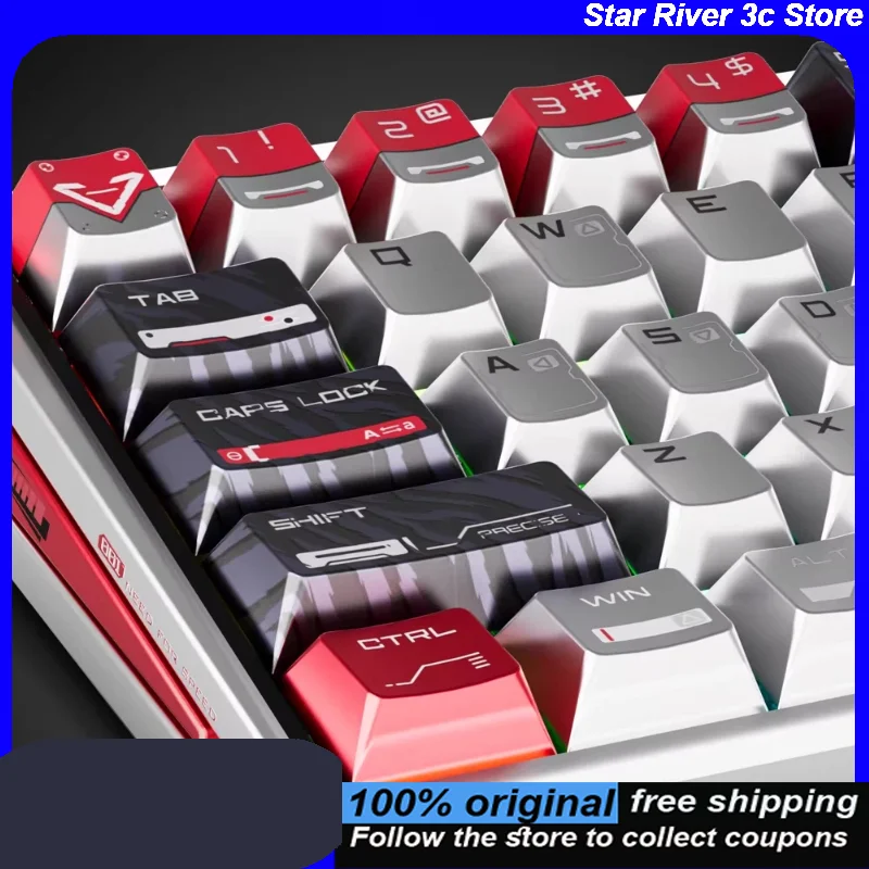 DAREU A68 Gaming Keyboard Aluminum Alloy 8KHz Polling Rate RT0.005mm RGB Waterproof Magnetic Switch Keyboards for Windows Mac OS